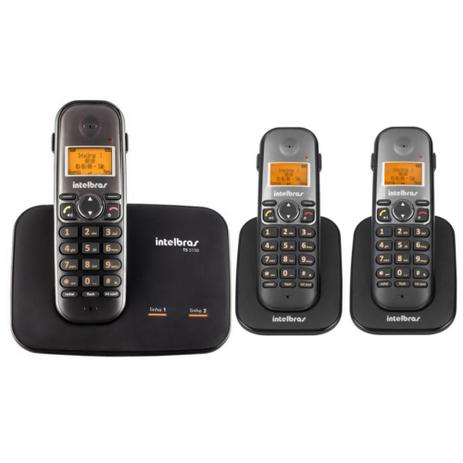 Telefone Sem Fio Intelbras TS 5150 2 Linhas 1,9 GHz DECT 6.0 + 2 Ramal Sem Fio TS 5121 1,9 GHz DECT 6.0 Menor preço em Telefone Sem Fio Intelbras TS 5150 2 Linhas 1,9 GHz DECT 6.0 + 2 Ramal Sem Fio TS 5121 1,9 GHz DECT 6.0