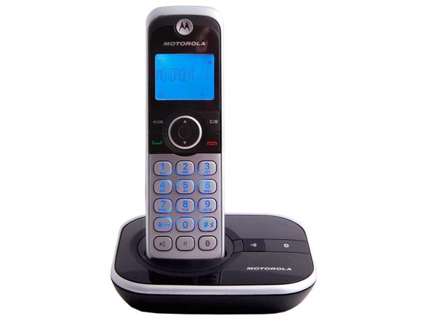 Telefone Sem Fio Motorola GATE4800BT - Identificador de Chamada Viva Voz Prata