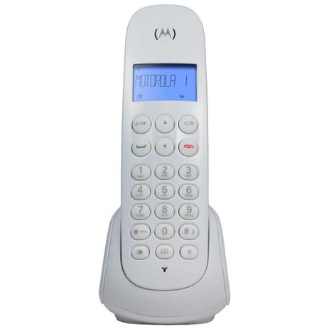 Telefone sem Fio Motorola MOTO700W Dect 6.0 Digital com Identificador de Chamadas