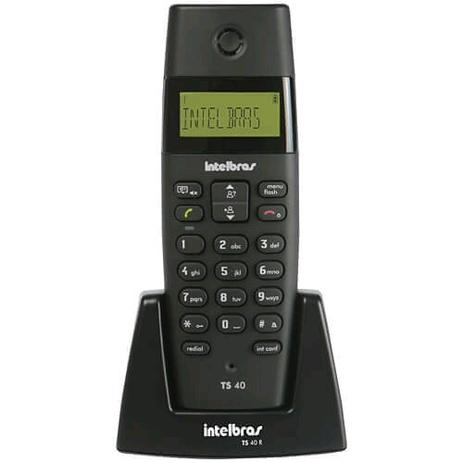 Telefone sem Fio Ramal c/ Id de Chamadas Preto Intelbras Menor preço em Telefone sem Fio Ramal c/ Id de Chamadas Preto Intelbras