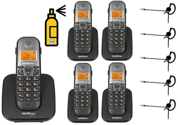 Telefone sem fio TS 5120 + 4 Ramal TS 5121 Headset Intelbras é boa?