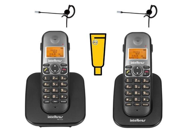 Telefone sem fio TS 5120 + Ramal TS 5121 + Headset Intelbras é boa?