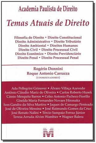 Temas atuais de direito - 1 ed./2008 Menor preço em Temas atuais de direito - 1 ed./2008