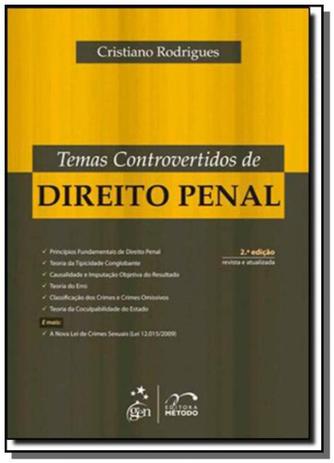 Temas controvertidos do direito penal - Editora metodo Menor preço em Temas controvertidos do direito penal - Editora metodo