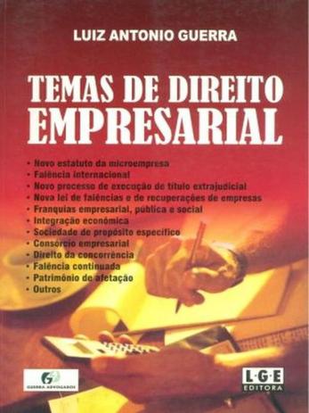 Temas de Direito Empresarial - Lge-ler Menor preço em Temas de Direito Empresarial - Lge-ler
