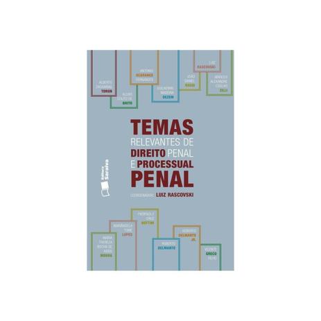 Temas relevantes de direito penal e processual penal - saraiva Menor preço em Temas relevantes de direito penal e processual penal - saraiva