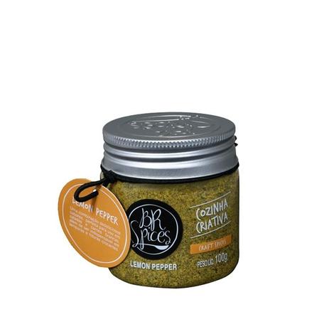 Tempero Lemon Pepper BR Spices 100g Menor preço em Tempero Lemon Pepper BR Spices 100g