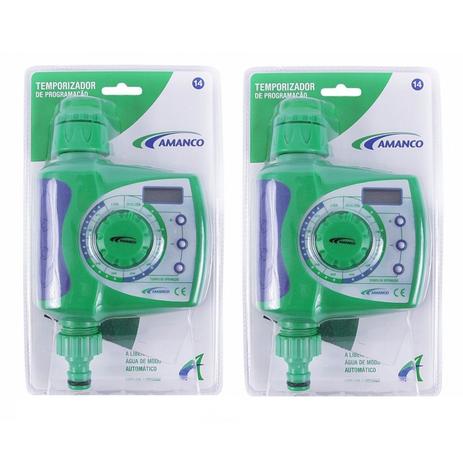 Temporizador Eletrônico Digital Irrigação Grama Jardim Hortas Kit 2 - Power xl Menor preço em Temporizador Eletrônico Digital Irrigação Grama Jardim Hortas Kit 2 - Power xl