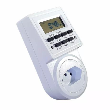 Temporizador Timer Digital 127V-220V Tomada Programável Liga e Desliga - Thata Esportes Menor preço em Temporizador Timer Digital 127V-220V Tomada Programável Liga e Desliga - Thata Esportes