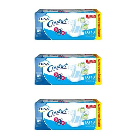 Tena Confort Fralda Geriátrica EG C/18 (Kit C/03) é boa?