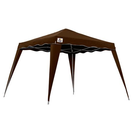 Tenda Gazebo 2,4X2,4 Metros Sanfonada Articulada Dobrável Barraca Camping Praia Marrom Com Bolsa - Bel fix Menor preço em Tenda Gazebo 2,4X2,4 Metros Sanfonada Articulada Dobrável Barraca Camping Praia Marrom Com Bolsa - Bel fix