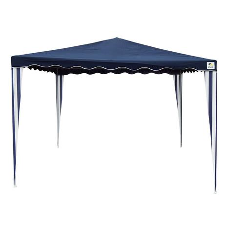 Tenda Gazebo Bel Lazer Dobrável Armação Ferro 2.4x2.4m Azul Menor preço em Tenda Gazebo Bel Lazer Dobrável Armação Ferro 2.4x2.4m Azul