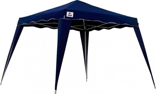 Tenda gazebo dobravel aluminio 3mx2,4m poliester azul belfix Menor preço em Tenda gazebo dobravel aluminio 3mx2,4m poliester azul belfix