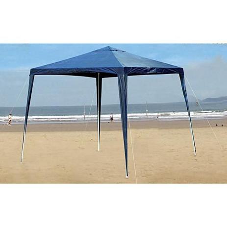 Tenda Gazebo Mor Rafia, Base 3 X 3m Azul Com Bolsa Menor preço em Tenda Gazebo Mor Rafia, Base 3 X 3m Azul Com Bolsa