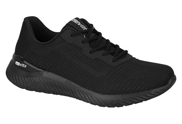Tênis ActVitta Masculino Todo Preto Black Esportivo 4901.100 - Tênis Masculino - Magazine Luiza