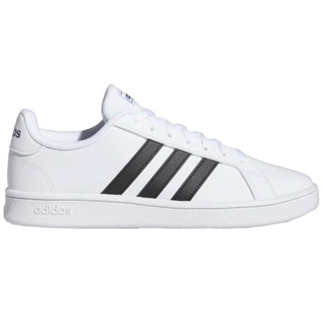 tenis adidas esportivo preto e branco