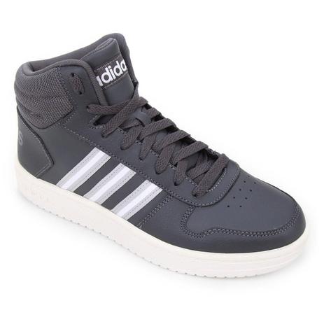 tênis cano alto adidas hoops 2.0 k