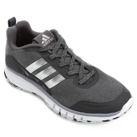 Tênis Adidas Skyfreeze Masculino - Grafite/Preto Menor preço em Tênis Adidas Skyfreeze Masculino - Grafite/Preto