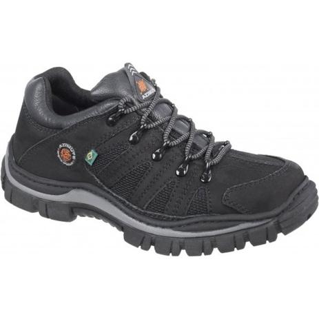 Tênis Adventure Azimute Brasil 943 Couro Preto Solado Antiderrapante Menor preço em Tênis Adventure Azimute Brasil 943 Couro Preto Solado Antiderrapante