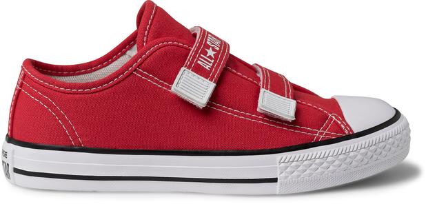 all star converse vermelho infantil