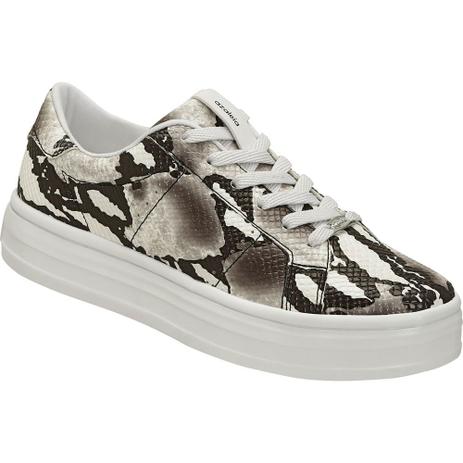 tenis flatform animal print