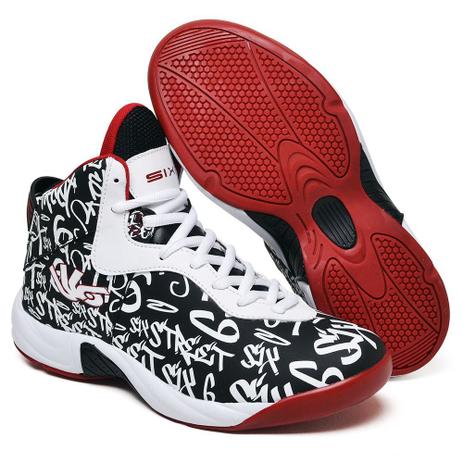 Tênis Basquete Masculino Infinity Six Street Preto/Vermelho é boa?
