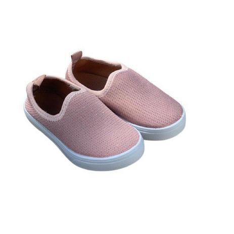 Tênis Bebê Infantil Slim Estilo Meia Rose Com Brilhos Prata - TATÃO BABY -  Calçados para Bebês - Magazine Luiza