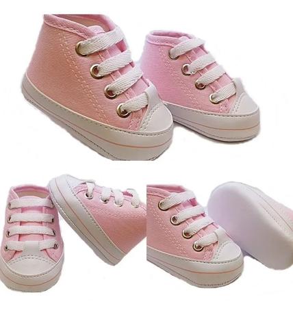 tenis bebe rosa