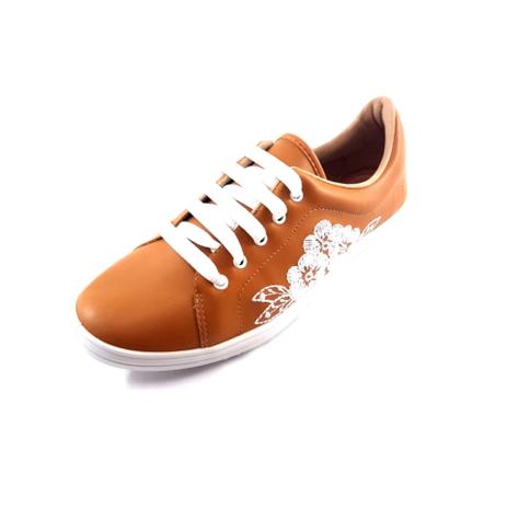 tenis floral feminino beira rio
