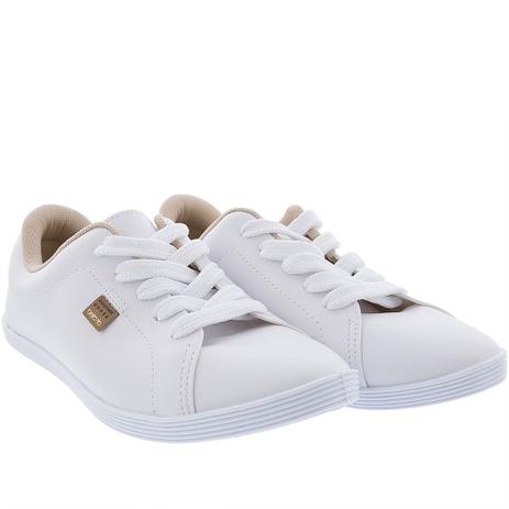 Tênis Beira Rio Conforto Casual Pespontos Branco - Outros Moda e Acessórios  - Magazine Luiza