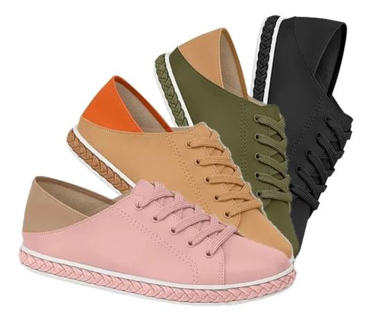 Tênis Beira Rio Feminino Babuche Rasteiro 4230411 O Valor é Para Cada PAR - Tênis  Feminino - Magazine Luiza