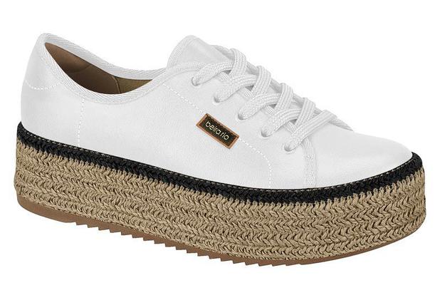 Tênis Beira Rio Flatform Casual Sola Alta 4232.204 Feminino - Calçados  Femininos - Magazine Luiza