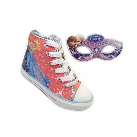 Tenis bota hi frozen dd0093 diversão/disney (03) - rosa/azul Menor preço em Tenis bota hi frozen dd0093 diversão/disney (03) - rosa/azul