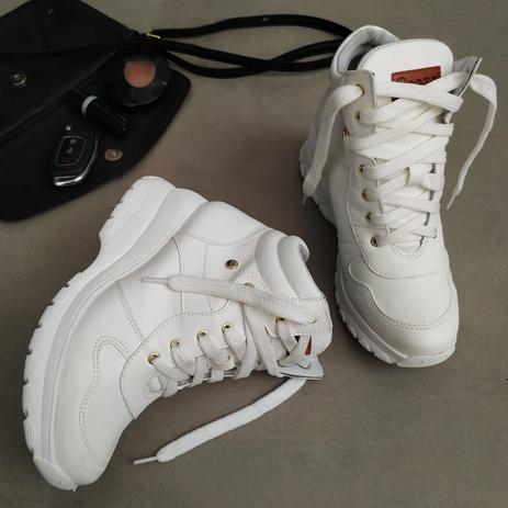 Tênis Bota Paine Branca - Firezzi - Bota Feminina - Magazine Luiza