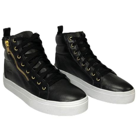 tenis botinha feminino couro