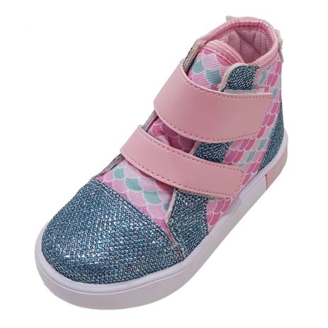 Tenis Botinha Infantil Feminino LueLua Sereia Sapatenis Rosa - Lue Lua -  Tênis Infantil - Magazine Luiza