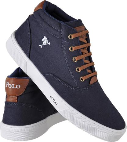 Tênis Botinha Polo Joy Masculino Cano Alto Casual Cadarço - Tênis Masculino  - Magazine Luiza