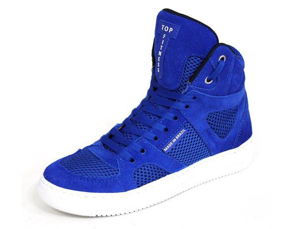 Tenis Botinha Sneakers Cano Alto Top Fitness Azul - Outros Moda e  Acessórios - Magazine Luiza