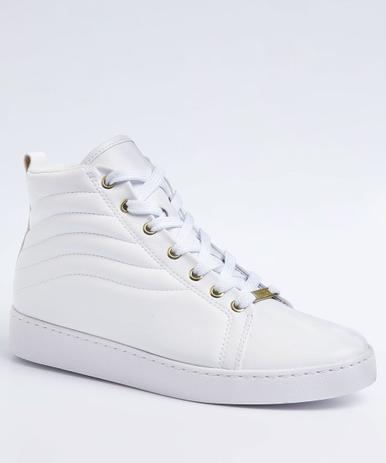 tenis branco alto vizzano