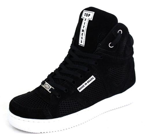 Tenis Botinhas Cano Alto Top Fitness Casual Academia Preto - Outros Moda e Acessórios - Magazine Luiza