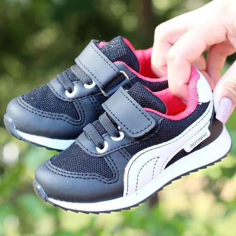 Tenis Botinho Preto/Vermelho Infantil 764FA - Tênis Infantil - Magazine  Luiza