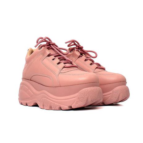 tenis buffalo rosa