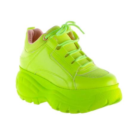 tenis buffalo neon