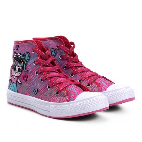 tenis infantil feminino cano longo