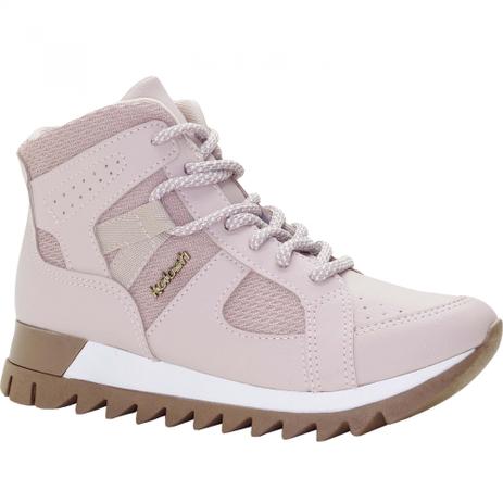 tenis kolosh cano alto rosa