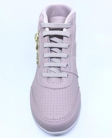 tenis cano alto ziper