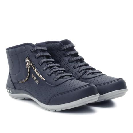 tenis cano alto feminino esportivo