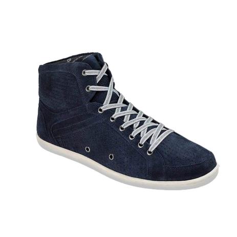 tenis cano alto azul masculino