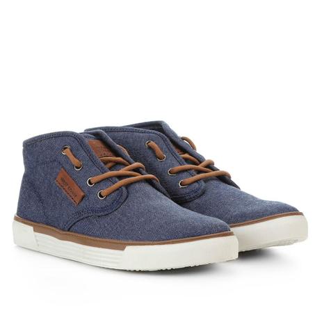 Tênis Cano Alto West Coast Malibu Masculino Menor preço em Tênis Cano Alto West Coast Malibu Masculino