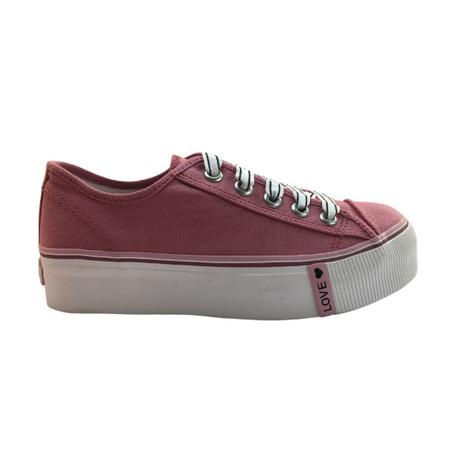 Tênis Capricho Canvas Plataforma Rose